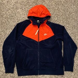 Nike Windrunner Fleece Hoodie Zip Up Jacket Size XL